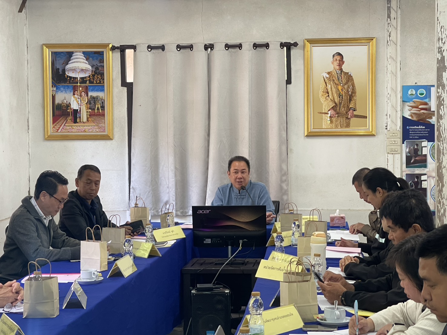 พช.ดอยสะเก็ด ร่วมประชุมคณะทำงานสนับสนุนศูนย์พัฒนาโครงการหลวงป่าเมี่ยง